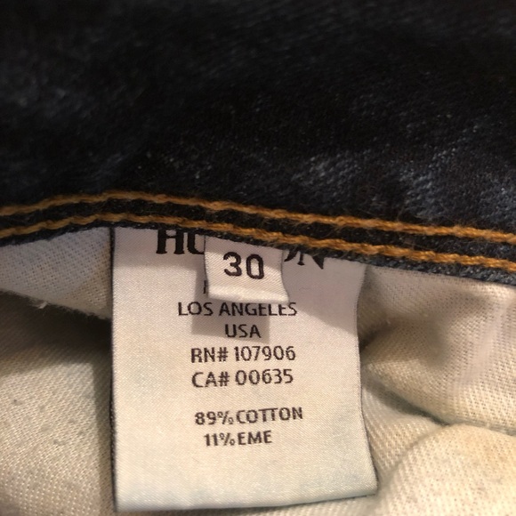 HUDSON CROP JEANS SIZE 30 - Picture 4 of 6